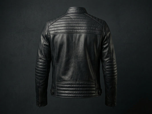 Men's Premium Black Sheep Leather Jacket