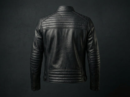 Men's Premium Black Sheep Leather Jacket