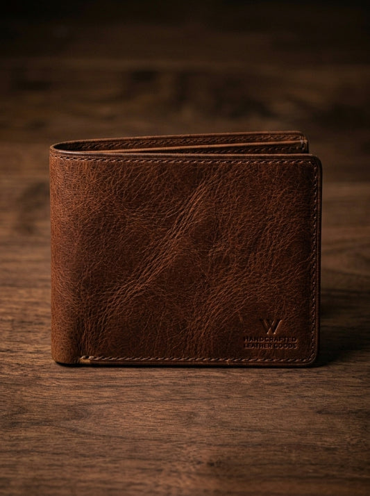 Genuine Sheep Leather Bifold Wallet | Premium Men's Leather Wallet